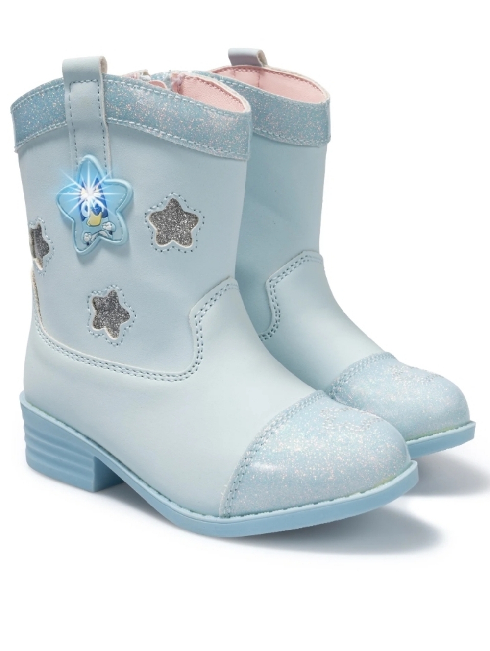 Bluey Toddler Girls Light-up Cowgirls Boots